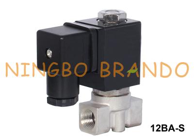 China 2-Way Water Air Latching Solenoid Valve Stainless Steel DC6V DC12V DC24V for sale