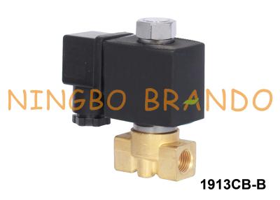 China 1/8'' Water Air Brass Solenoid Valve 2 Way Normally Open 24V 220V for sale