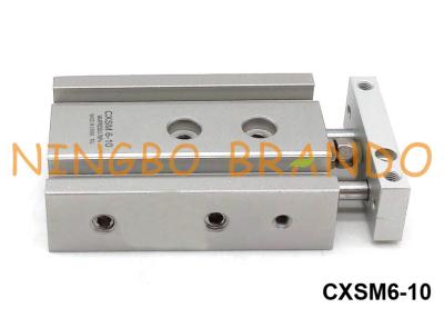China Dual Rod Guide Pneumatic Air Cylinder SMC Type CXSM6-10 for sale