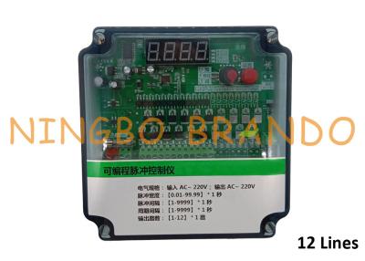 China 12 Lines Pulse Jet Valve Sequence Timer Controller For Dust Collector for sale