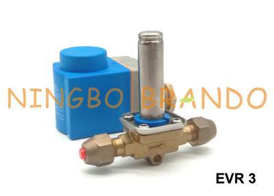 China EVR 3 NC 032F8107 1/4'' Danfoss Type Refrigeration Solenoid Valve 220VAC for sale