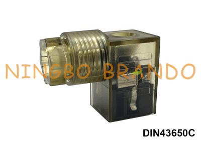 China DIN 43650 Form C Solenoid Valve Coil Socket Connector DIN 43650C for sale