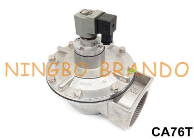 China CA76T 3'' Right Angle Bag Filter Solenoid Valve AC220V AC110V for sale