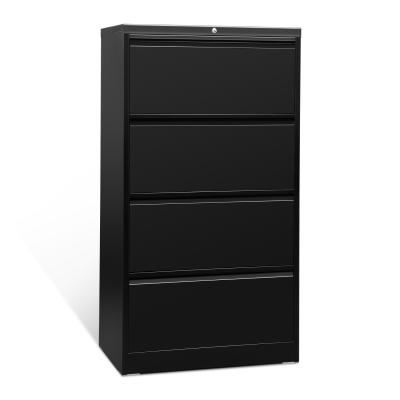 China Steel Office Furniture Lateral 4 Drawer Metal Filing Storage Cabinet For Office for sale