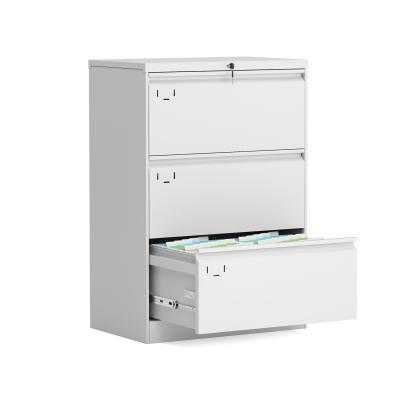 China Metal Material Lockable Office And Home Lateral Drawer Cabinet for sale