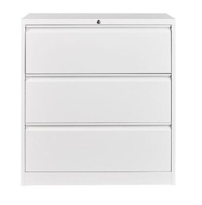 China Wide Drawer Freestanding Drawer Cabinet  Metal 3 Drawer  File Lateral Filing Cabinet for sale