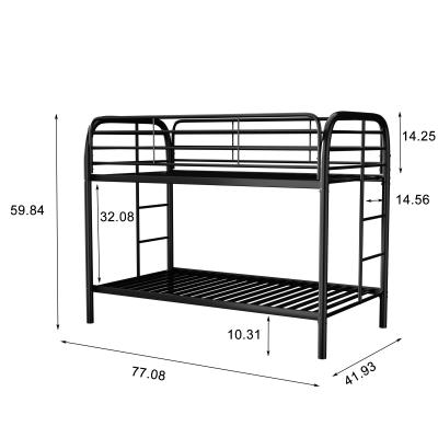 China Cheap Metal Bunk Bed Strong Loft Bed Iron Bed for adults metal for sale