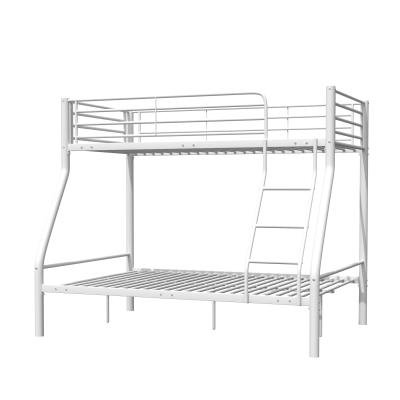 China commercial children bunk bed hostel bunk bed twin metal bed frame for sale