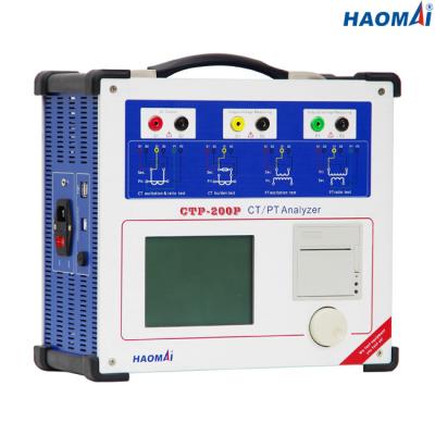 China Portable 1Phase CT Analyzer Test , 19.84 Lbs Current Transformer Tester for sale