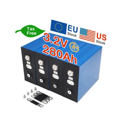 Chine 3.2V Lifepo4 280ah Cellules Iones de lithium Cellule prismatique pour les systèmes photovoltaïques / de stockage d'énergie domestique à vendre