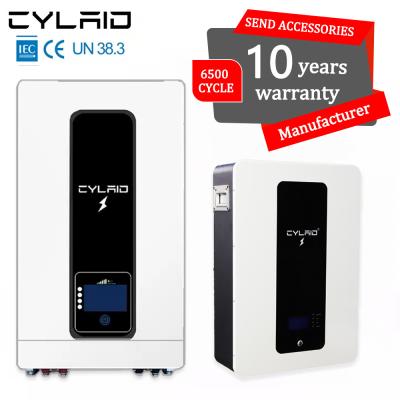 China Batería de almacenamiento de energía para el hogar Cylaid 48V 100Ah 200Ah en venta