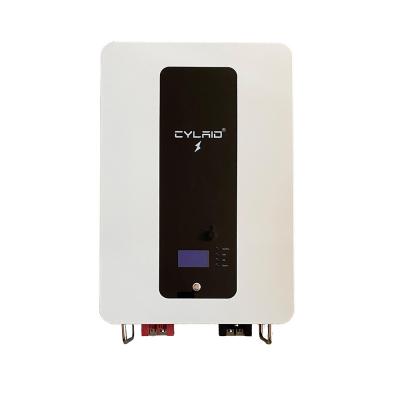 China Long Lasting 25C Cylaid 51.2v 100ah Solar Home Battery Off Grid Connection for sale