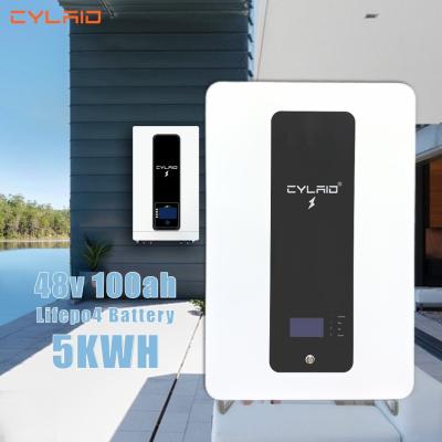 China 48V100Ah Powerwall Mounted Lifepo4 Battery for sale