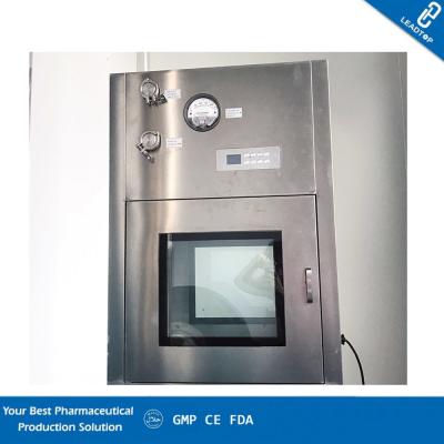 China CE Standard Clean Room Equipment Pass Box Embedded Ultraviolet Germicidal Lamp for sale