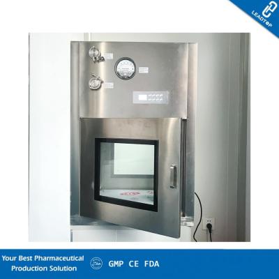 China GMP Cleanroom Static Dynamic Pass Box / Pharmaceutical Pass Box Low Noise for sale