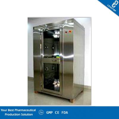 China Cleanroom Pass Through Window Personal Air Shower Pass Box Applied Optoelectronic Display for sale