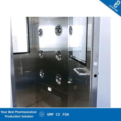 China GMP OEM Cleanroom Dynamic Air Shower Pass Box Static Through Pass Box for sale