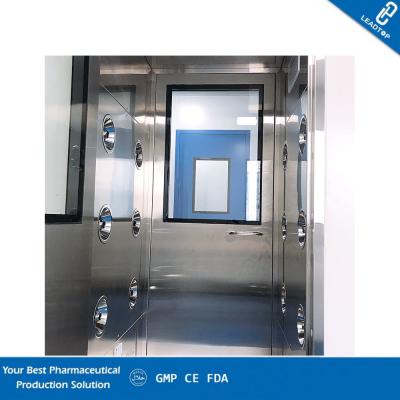 China Laboratory Clean Room Equipment Stainless Steel Static Type Cleanroom Pass Through Box for sale