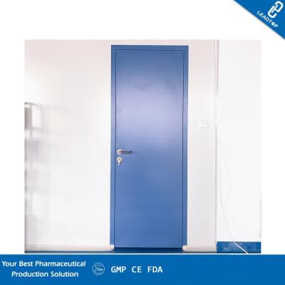 China GMP Pharmaceutical Clean Room Door With Stainless Steel Handle And Locks for sale
