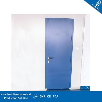 China GMP Standard Pharma Doors / Sandwich Panel Door With Automatic Lift Door Hinge for sale