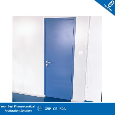 China Chemical Resistance Pharmaceutical Clean Room Door With Powder Coated Surface for sale