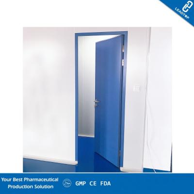 China Thermal Insulation Pharmaceutical Clean Room Door With Visual Window And Lock for sale