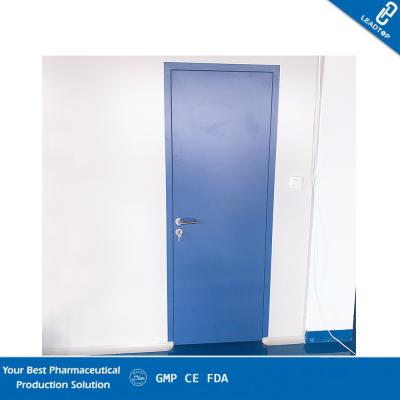 China Single Sliding Steel Pharmaceutical Doors / GMP Doors Sealed Structure for sale