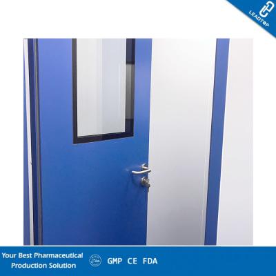 China Customized Laboratory Clean Room Doors Anti vapor Coating With Elbow Pull Handle for sale