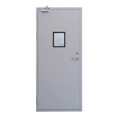 China GMP Pu Sandwich Panel Double Swing Clean Room Door for sale