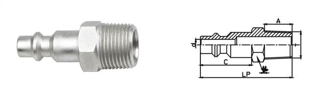 ISO 6150B Standard Pneumatic Quick Connect Coupling LSQ-310 CEJN 310 Type 1