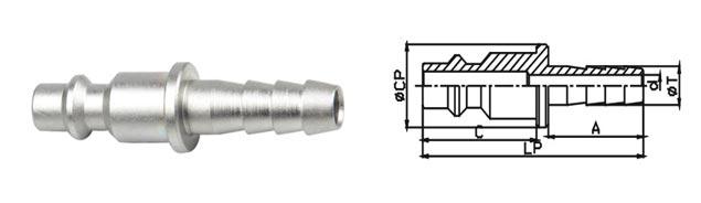 ISO 6150B Standard Pneumatic Quick Connect Coupling LSQ-310 CEJN 310 Type 5