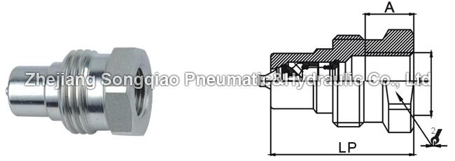 2 Inches 200 GPM Threaded Quick Connect KZE-BD Faster VVS Interchange 2