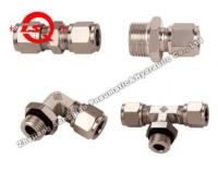 Quality Metric Pneumatic Tube Fittings Nickle Plated JKG Cutting Ferrule High Strength for sale