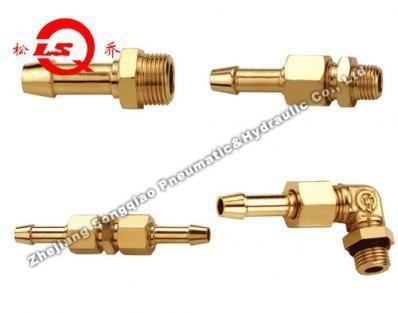 China Outside Insert Type Pneumatic Tube Fittings JWR In Brass 1.0 MPa Maximum Pressure for sale
