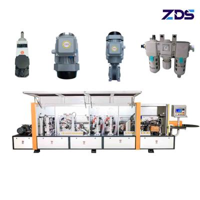 China Double Trimming Automatic Edge Banding Machine With Corner Rounding for sale