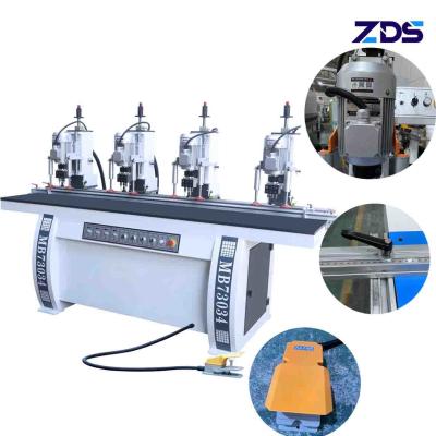 China ZDS 4 Head Door Lock Hole Hinge Boring Machines For Woodworking for sale