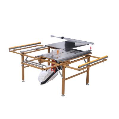 China Light Duty Rail Dust Free Sliding Table Saw Push Pull Folding Table Saw for sale