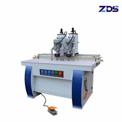 China 380V 1.1kw*2 Double Head Hinge Hole Drilling Machine For Wood Planks for sale