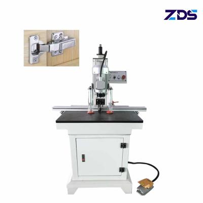 China 1.1kw Single Head Hinge Hole Vertical Drilling Machine For Wood Or Steel for sale