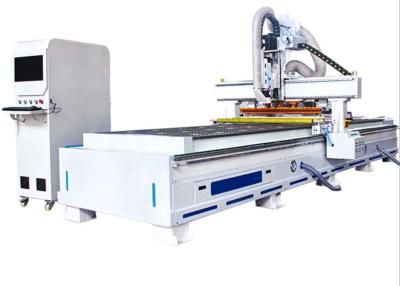 China 6+6 Vertical Computerized Wood Cutting Machine Single Spindle Linear Cutting Machine for sale