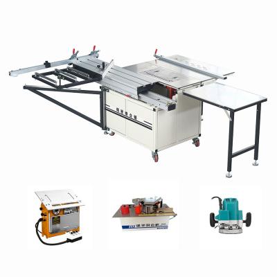 China Miniature Precision Sliding Table Saw Machines 220V For Plywood Panel for sale