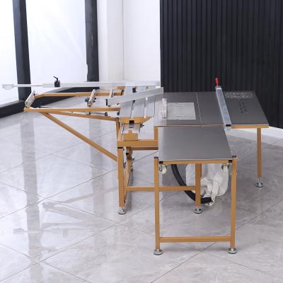 China 117cm*100cm Precision Push Pull Table Saw Sliding Table Panel Saw Machine for sale