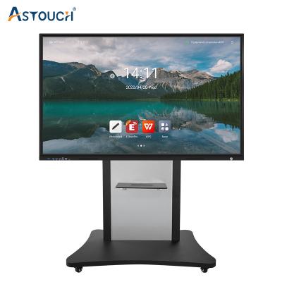 China 3840 X 2160 Smart Interactive Panel Running Android 13 IR Touch for sale