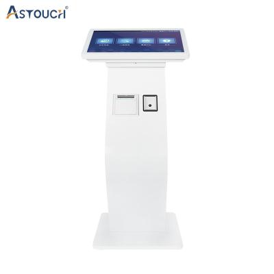 China Interactive Touch Screen Kiosk Floor Standing Digital Signage Display 21.5 Inch for sale