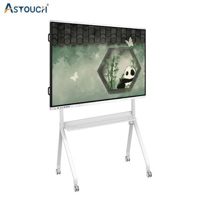 China 75 Inch Smart Interactive Panel 350nits Flat Panel Touch ISO9001 for sale