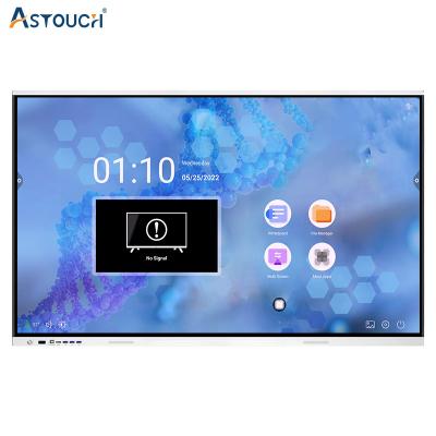China Educational Interactive Led Flat Panel 85inch Octa Core Multi Touch for sale