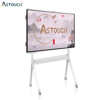 China 60Hz Smart Board Interactive Flat Panel Display Whiteboard 75 Inch Silver for sale