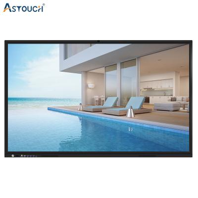 China 85 Inch Quad Core 4K Interactive Touch Panel Display With Multimedia Content for sale