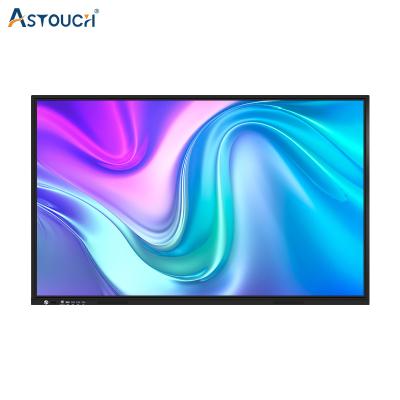China Multimedia 4K Interactive Touch Panel HDMI 75 Inch Split Screens FCC for sale