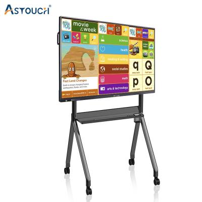 China Teaching Interactive Whiteboard Screen Black Interactive Smart Panel RoHS for sale